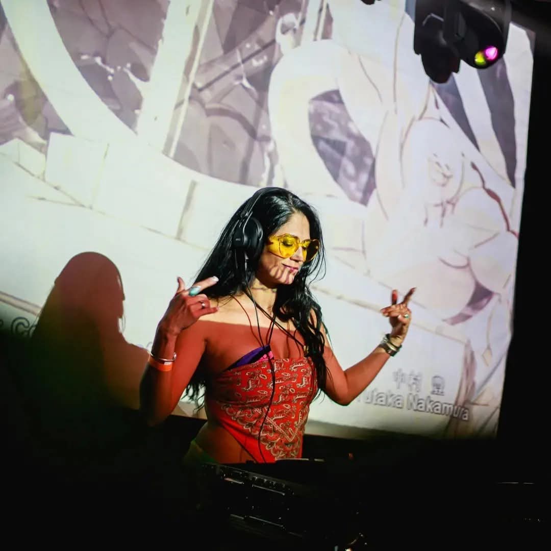 BELLA~B performing in a packed Denver venue